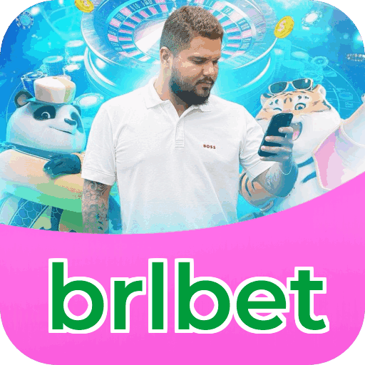 Interface do aplicativo brlbet mostrando jogos disponíveis no iOS e Android